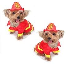Puppe Love Dog Costume - Fireman Costumes - Dress Your Dogs As a Fire Man(Size 5 - £34.96 GBP