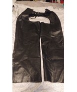 Motorcycle Genuine Leather Chaps Pants Biker Braided Riding Chaps - €38,33 EUR