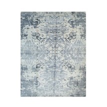 EORC Buy Hand Knotted Viscose Ivory Classic Modern Modern Rug Online - £1,539.15 GBP