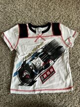 Disney Boys Cars Lightning Mcqueen T Shirt Size 4 104cm Pull Over Short ... - $7.99