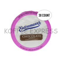 K CUPS FOR KEURIG 30 CT ENTENMANN&#39;S COFFEE CHOCOLATE DONUT - £15.95 GBP