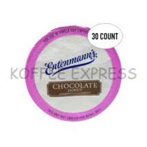 K CUPS FOR KEURIG 30 CT ENTENMANN&#39;S COFFEE CHOCOLATE DONUT - £15.65 GBP