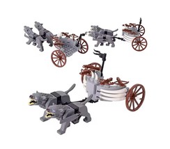 Single Sale Evil Orc War Chariot wolves set LOTR Lord of the Rings Hobbit Minifi - $25.98