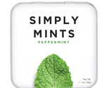 Natural Breath Mints by Simply Gum | Peppermint | Pack of Six (270 Piece... - £21.98 GBP