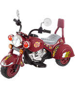 Kids Motorcycle Ride on Toy – 3-Wheel Chopper with Reverse and Headlight... - £183.78 GBP