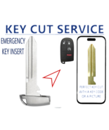 KEY CUT + Y172  Chrysler Dodge Jeep Smart Key Emergency Key w/ Key Ring ... - $24.99