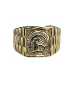 Unisex Fashion Ring 14kt Yellow and White Gold 476071 - $559.70 CAD