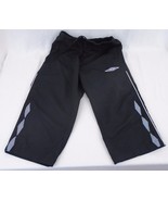 Umbro Boys Small Black Polyester Unlined Sport Athletic Pants - $11.77