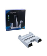DOBE PS5/PS5 Slim Stand and Multifunctional Cooling Station with RGB LED... - $135.63 CAD