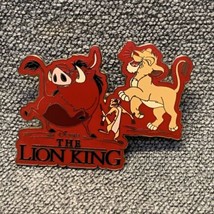 Disney Parks The Lion King Platinum Edition Release Pin Pumba & Simba 2003 KG - $21.78