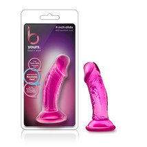 B Yours Sweet N&#39; Small 4&quot; Dildo With Suction Cup Pink - $10.95