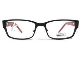 Robert Mitchel RMJ4000 BK Kids Eyeglasses Frames Black Red Square 48-16-130 - £18.44 GBP