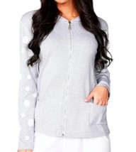 Angel zip bomber jacket in Silver - £46.18 GBP