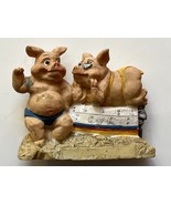 FRIDGE MAGNET - SUNBATHING PIGS - $2.47