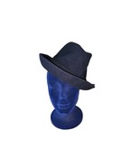 Kangol Wool Player Fedora Hat Cap Navy  Blue Sz Small - $36.49 CAD