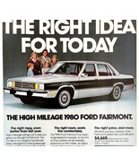 1980 Ford Fairmont Squire Wagon Sedan 1979 Advertisement Automobilia #2 ... - £19.57 GBP