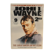 John Wayne The Great American Western Dvd 2 Disc 9 Feature Films New Nib Sealed - £8.54 GBP