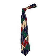 VTG Robert Talbott Best of Class Hand Sewn Silk Neck Tie Blue/Green/Red - $88.21