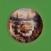 Where Eagles Soar Grand Canyon Collectors Plate Eagle-Canyon-Cougar Vint... - $14.00