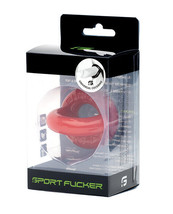 Sport Fcker Universal Cockring - Red - $15.25