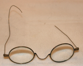 Pair of Antique 1900s Wire Rim Eyeglasses - £11.74 GBP