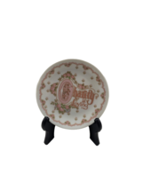 1989 Fabrizio Charity Is Loving Small Floral Plate - $11.22