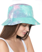INC International Concepts Tie-Dyed Bucket Hat Blue - £15.86 GBP