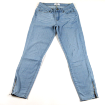 PAIGE Cruz wash Verdugo Crop Zip Jeans Size 27 - £21.36 GBP