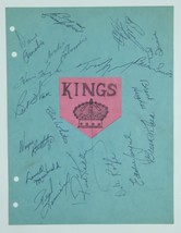 1967 Los Angeles Kings TEAM Signed 8x10 Paper NHL Dave Amadio Brian Smith - £276.96 GBP