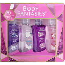 Body Fantasies Variety By Body Fantasies 4 Piece Set With Japanese Cherry Blo... - $40.29