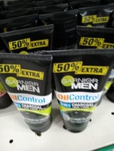 GARNIER for Men Face Wash Oil Control Charcoal Foaming Acne Treatment 6 X 100ml - $43.89