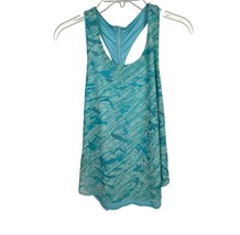 Calia Women&#39;s Athletic Tank Racerback Top Reversible Size S Teal Scoop-Neck - $276.80 MXN