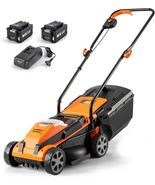 Lawnmaster Clm2413A Cordless 13-Inch Lawn Mower With A Charger And A 2X4... - £182.91 GBP