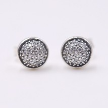 S925 Sterling Silver Dazzling Droplets with Clear CZ Stud Earrings - £12.39 GBP