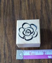 PSX C-2236 Sketched Flower Blossom  1.5 X 1.5 Inch Rubber Stamp - £3.15 GBP