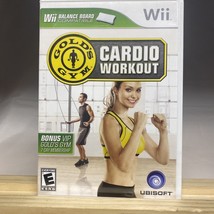 Gold&#39;s Gym Cardio Workout (Nintendo Wii, 2009) - Manual Included CIB - £4.72 GBP