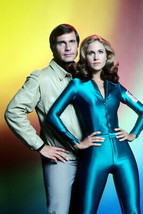 Buck Rogers In The 25th Century, Gil Gerard Erin Grey pose together 8x12 photo - £10.19 GBP
