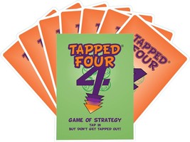 Tapped Four Card Game 2 to 8 Players Strategy Luck Laughter Nonstop Fun ... - £33.04 GBP