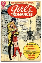 Girls&#39; Romances #158-D.C. ROMANCE-SILVER Age Comic Book - £40.24 GBP