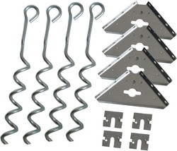 Ak600 Earth Anchor Kit By Arrow Shed. - £43.05 GBP