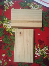 Wood Blocks Treated 2&quot; X 4&quot; X 6&quot; Wood Treated Block 5 Piece Lot Building Craft - £28.68 GBP