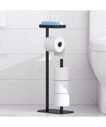 Toilet Paper Holder Free Standing - Multifunctional &amp; Rustless Toilet Pa... - £10.62 GBP