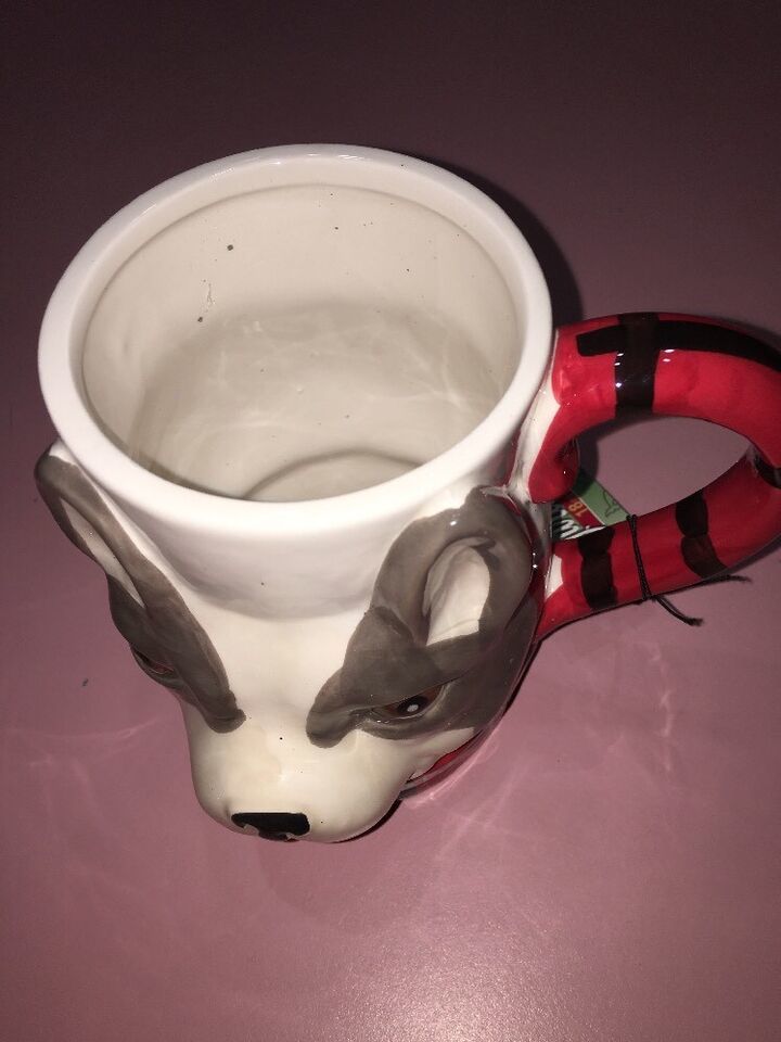 Terrier Dog/ Mercantile Dog: Figural Fun Mug - $11.88