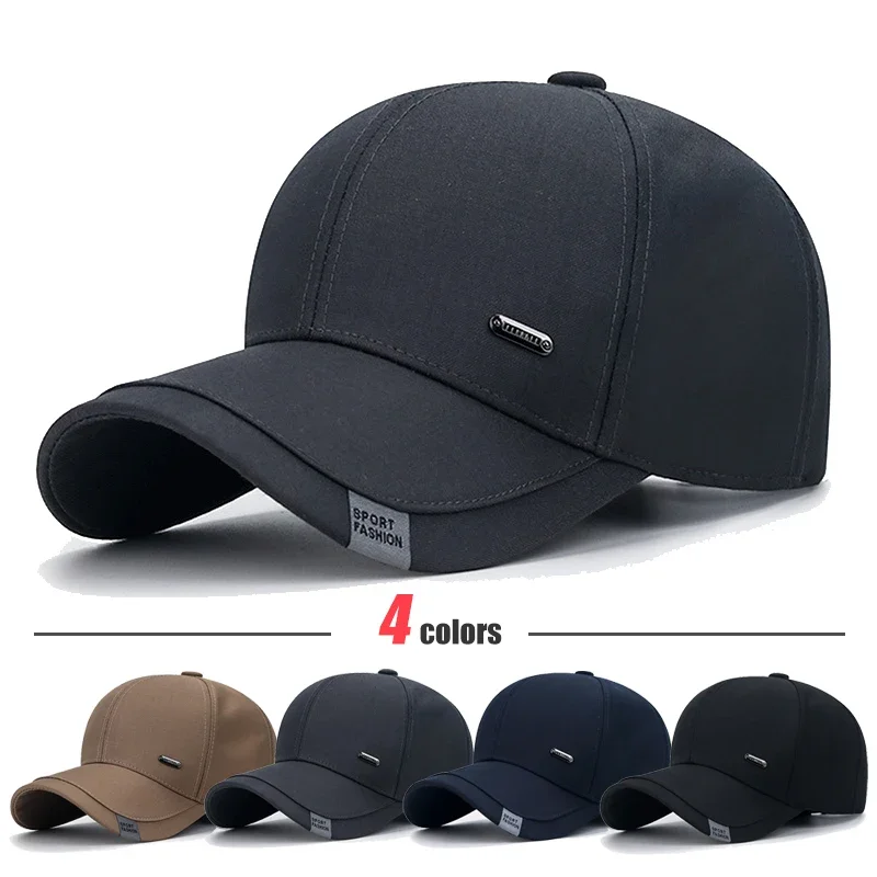 New Fashion Men&#39;s Cotton Clothing Cloth Middle-Aged Baseball Cap Trucker Caps - £10.47 GBP