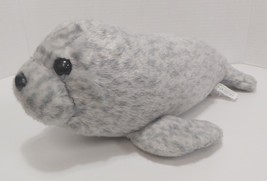 Pre Owned Aurora Destination Nation 14&quot; Spotted Seal Pup Plush - £8.45 GBP