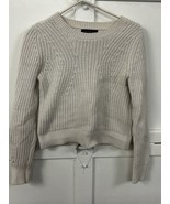 Banana Republic Ivory Cable Knit Sweater Women&#39;s Petite Small - $24.70