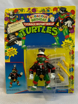 1992 Playmates Toys "RAPH" Birthday TMNT Action Figure in Blister Pack Unpunched - $168.25