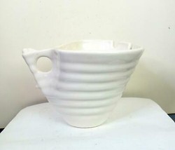 White Container Pitcher Vase Made in Italy ?? 5 Inches Mystery - £20.57 GBP