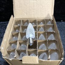 25 C9 LED 120v pure white faceted bulb Replacement Bulb - $8.77