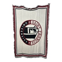 Saint Francis University Loretto Pennsylvania Tapestry Throw Blanket 70&quot;x 45&quot; - £15.26 GBP